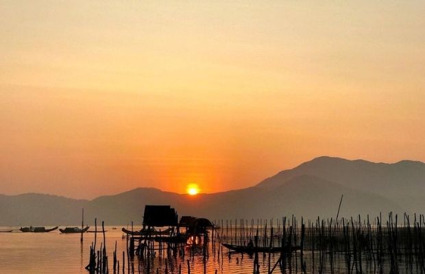 Tam Giang Lagoon Sunset